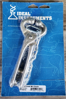 Ideal Instruments Bull Lead with Chain 7001C New LIVESTOCK COW STEER HEFFER