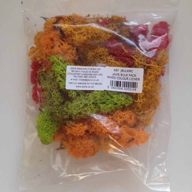 Javis Lichen Mixed Colour Bulk Bag Model Railway or Wargames (JBULKMC)