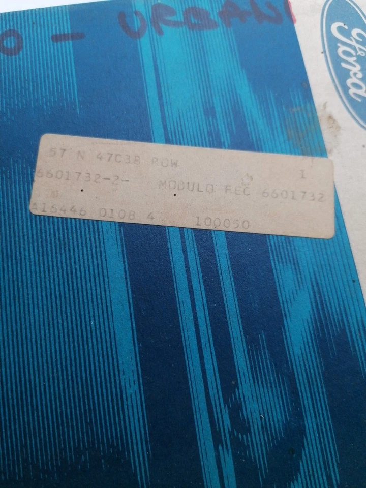 CENTRALINA ORIGINALE NUOVA FORD SIERRA-SCORPIO 2.0 DOHC 85-90KW GENUINE ECU - Immagine 3 di 3