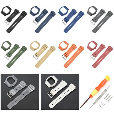1 Satz Uhrenarmbänder für Casio DW-5600E G-5600E GW-M5610 DW-5000 GLX-5600