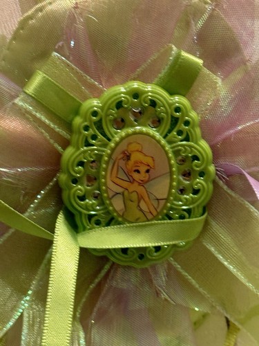 Disney Tinkerbell Costume Green Tulle Multi Layer Dress W Lightup Wings Size 5/6 - Picture 8 of 9