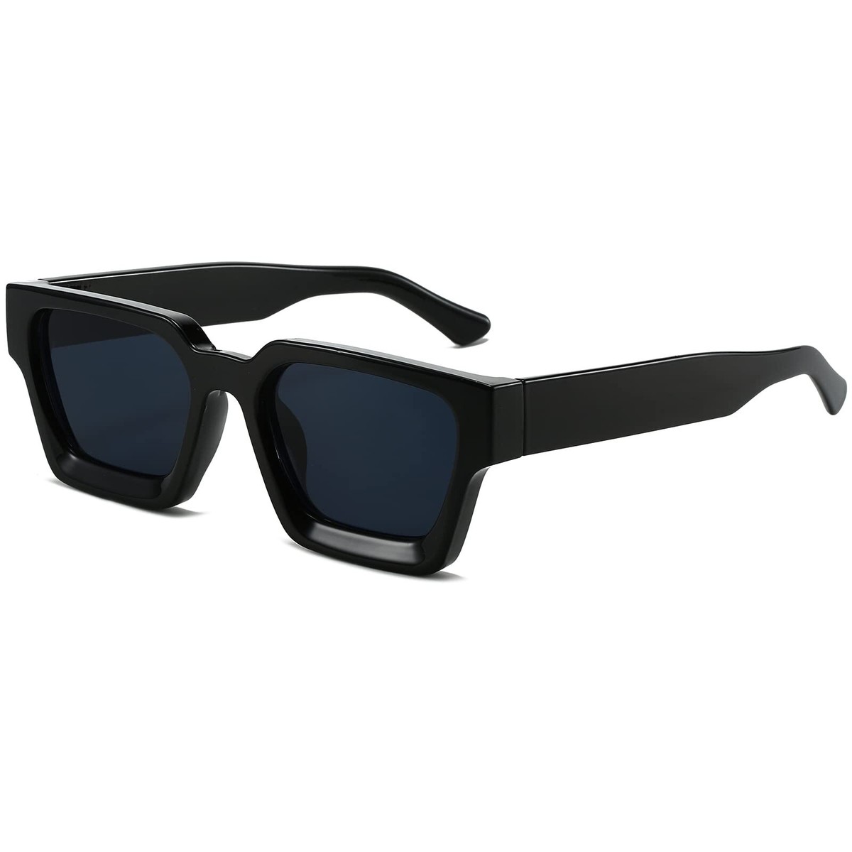 Square Sunglasses for Women Men Square Thick Frame Sun Glasses