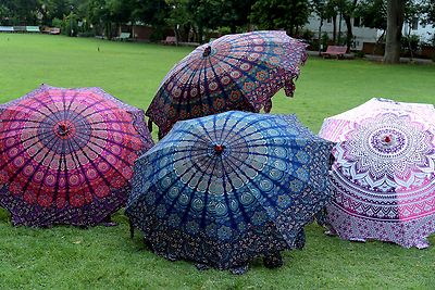 atleisure solar patio umbrellas ATLeisure 9' Elegant Flexible Dome Patio Umbrella with Cover
