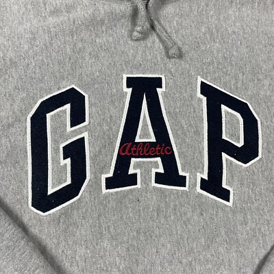 Vintage 90's GAP Athletic Men's Grey Drawstring Spell Out Vintage 90's GAP Athletic Men's Grey Drawstring Spell Out