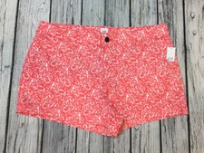 Gap Womens Size 18 Pink  White Shorts. 3 Inch Stretch Mid Rise Shorts. Nwt