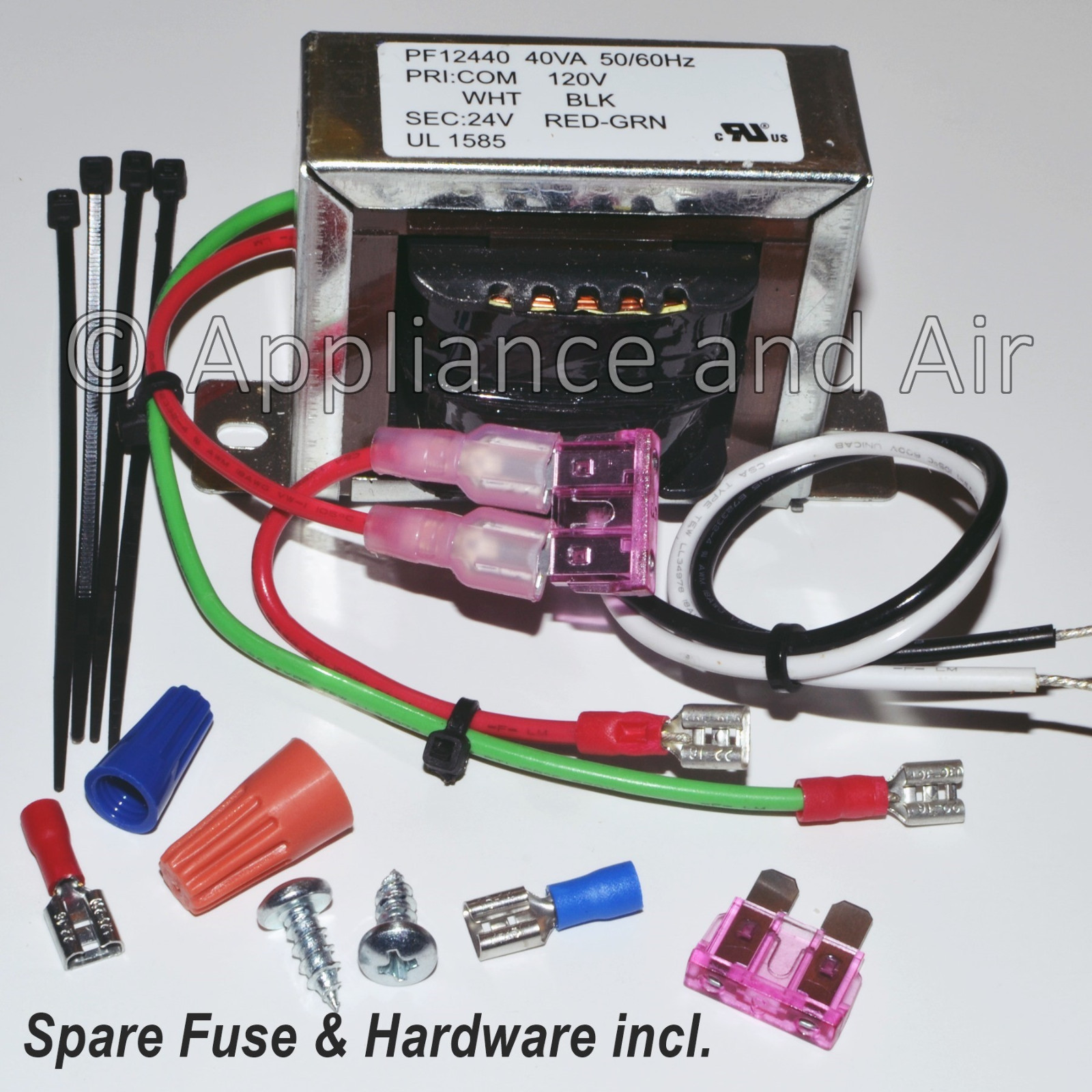 HVAC Transformer 120V 24V 40VA Foot mount with 3A Fuse + Hardware FAST  SHIPPING! | eBay