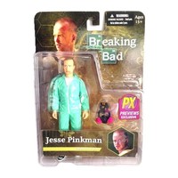 Jesse Pinkman In Blue Hazmat Suit Px Previews Exclusive Breaking Bad Figur Mezco