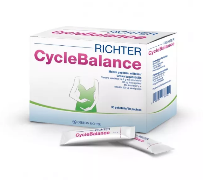 Richter CycleBalance nutritional supplement powder, 30 bags / Women Fertility