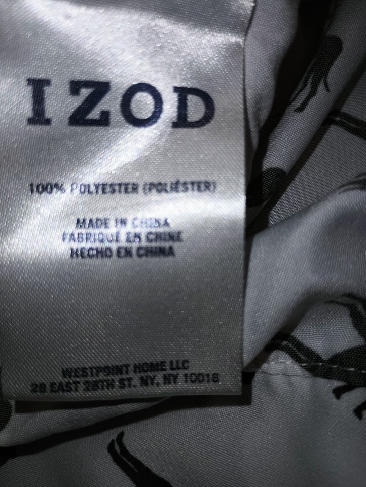 IZOD Great Dane Set Of 2 King Pillowcases 38x20 Westpoint eBay