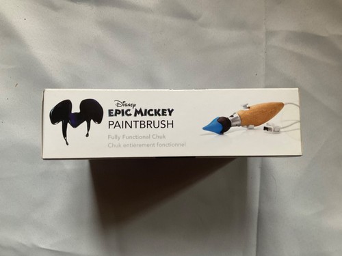 EPIC MICKEY PAINT BRUSH CHUK NUNCHUK PDP WII CONTROLLER RARE *NEW & SEALED* - Picture 4 of 5