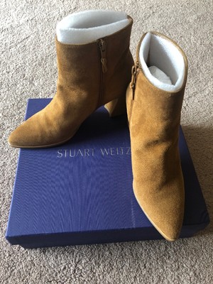 stuart weitzman trendy suede bootie