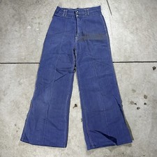 Vintage Jeans SPORTSWEAR INTERNATIONAL 70s 12 Wide Leg Bell Bottoms High Rise