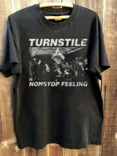 Turnstile Unisex Black T-Shirt - Nonstop Feeling Tee - Music Band NH20133
