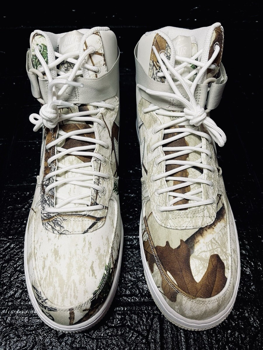 2019 Nike Air Force 1 High 07 (Realtree White Camo)/(AO2410  display picture 2