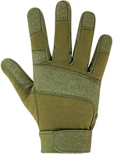 TACTICAL OUTDOOR WORK MECHANIC DUTY GLOVES KNUCKLE PROTECTION  WITH PADDED PALM