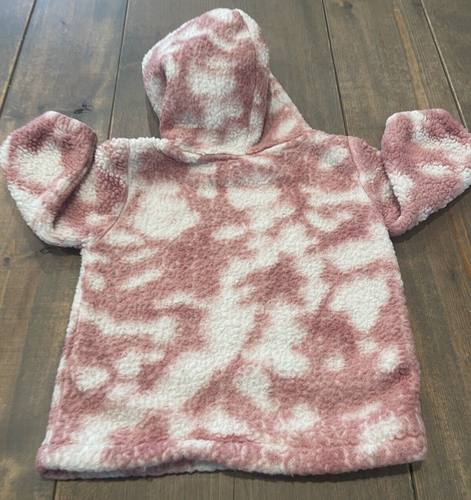 Juicy Couture Baby Girl’s Long Sleeve Pink & White Fleece Hoodie Sweatshirt 18M - Picture 9 of 9