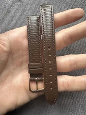 Vintage Lizard Grain Watch Strap 16 mm  Nos By Condor V50