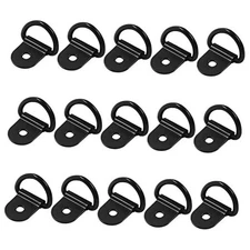 Waziaqoc 15Pcs Tie Downs D Ring Tie Downs Anchor for RV Car Truck 15pcs Black