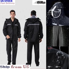 Waterproof Rain Suits Heavy Duty Raincoat Fishing Rain Gear Jacket Men