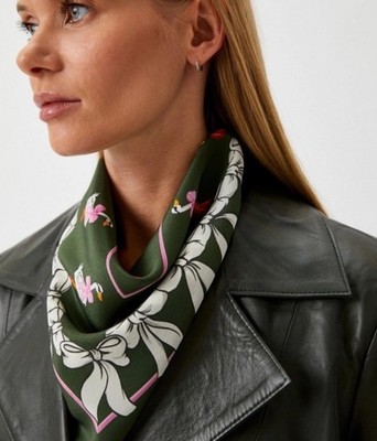 Boutique Moschino Silk Square Scarf 