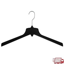 Recycled Heavy Duty Plastic Coat Hangers W/ Swivel Hooks 19 Inch Pack of 10 New