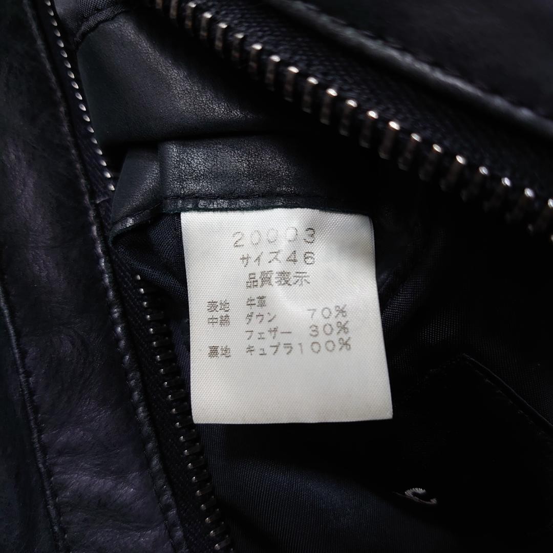 Shellac Leather Down Cowhide Top Quality Coat - image 7