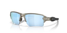 Oakley Flak 2.0 XL- prizm deep water polarized Lenses, matte grey ink Frame