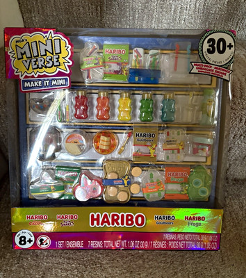 MGA's Miniverse Make It Mini HARIBO Candy & Chocolate Set, Multicolored 30+ pcs