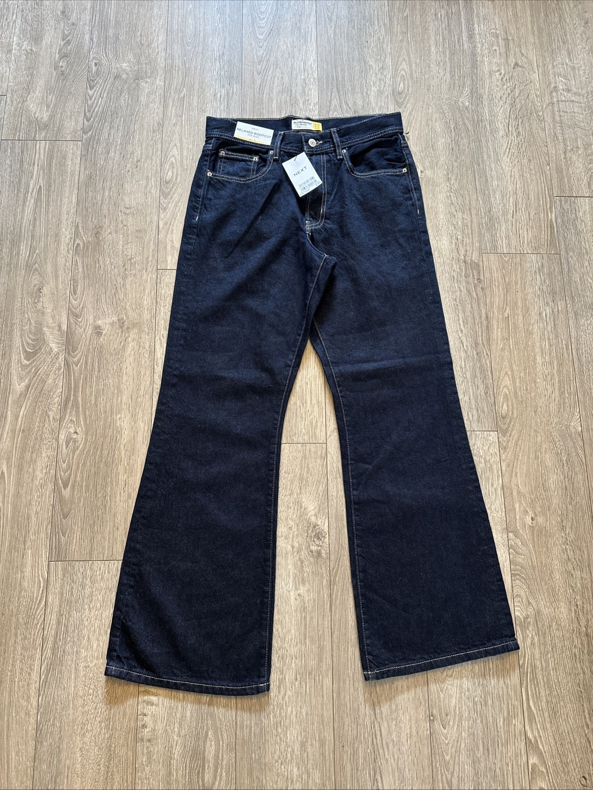 Next Women’s Relaxed Bootcut Mid Rise Jeans / UK10R / New / RRP £34