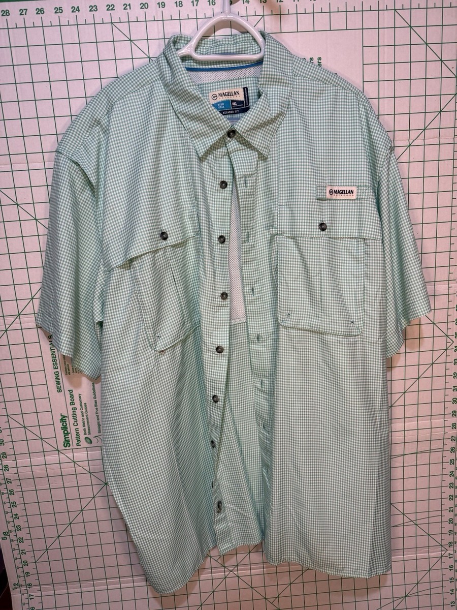 Chemise De Pêche Magellan Semi-Ajustée Femme – Bleu Sarcelle, Longue, XXL, Anti-transpiration