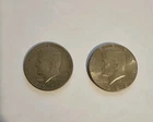 1971-D and 1986-D Kennedy Half Dollars - 2 Circulated Coins - LotB
