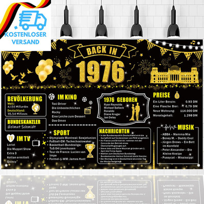Party-Banner Zum 50. Geburtstag Dekorationen, Hintergrund Für Party-Poster Zum G
