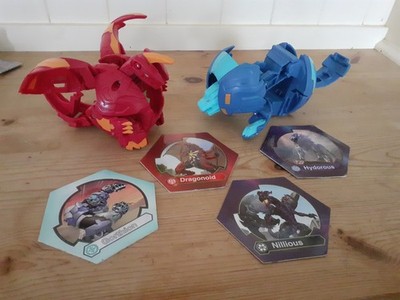 Bakugan Battle Planet Bundle Deluxe Scale Dragonoid Hydorous Cards Deka