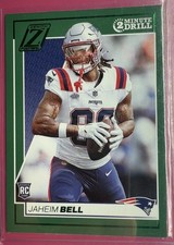 2024 Panini Zenith Rookies Jaheim Bell #138 2 Minute Drill Rookie RC Green