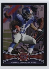 2012 Topps Chrome Black Refractor 96/299 Ahmad Bradshaw #97 1p51