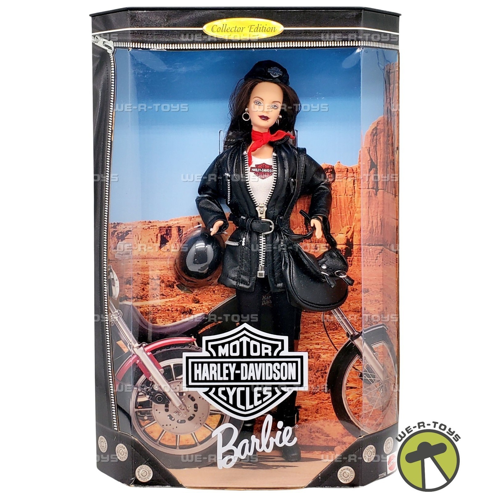 Harley Davidson Barbie Doll Number 3 Brunette 1998 Mattel 22256 NEW