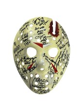 Jason Voorhees Cast Signed Prop Replica Mask By 20 Jason Friday The 13th JSA 🔪