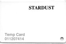 Stardust Casino - Las Vegas, NV - Temporary Slot Card w/mag stripe