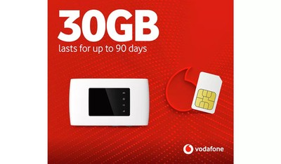 Vodafone 4G 30GB Mobiler WLAN-Hotspot - MF920C - Handys, Tablets, Laptops