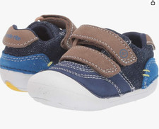 Stride Rite Boys Soft Motion Tate Casual Sneaker Navy Size 3.5 W US Toddler