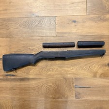 Vintage Gi M1 Garand Stock Handguards Metal. Springfield Rifle Sa Ihc Hra.