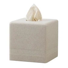 Tissue Box Cover Square, Resin Facial Tissue Holder Covers Cube Toilet Paper ...