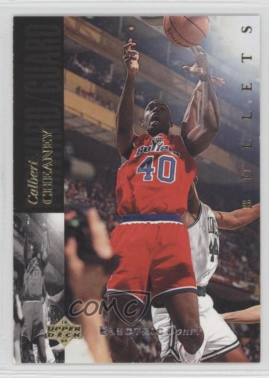 1993 Upper Deck Special Edition Electric Court Calbert Cheaney #40 Rookie RC 0k4