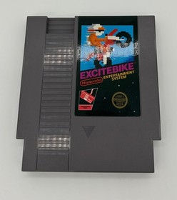 Nintendo NES - Excitebike - Nintendo 1985 - Tested/Works - Manual Included