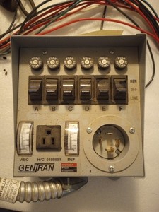 HONDA GENTRAN H/C: 5188891 GENERATOR TRANSFER SWITCH PANEL 