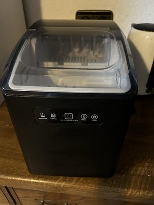 WOLTU Eismaschine für Arbeitsplatte CB24C schwarz 125W 220-240V, Small/Large