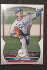 2023 Bowman Draft - Wyatt Crowell #BD-63 (RC)