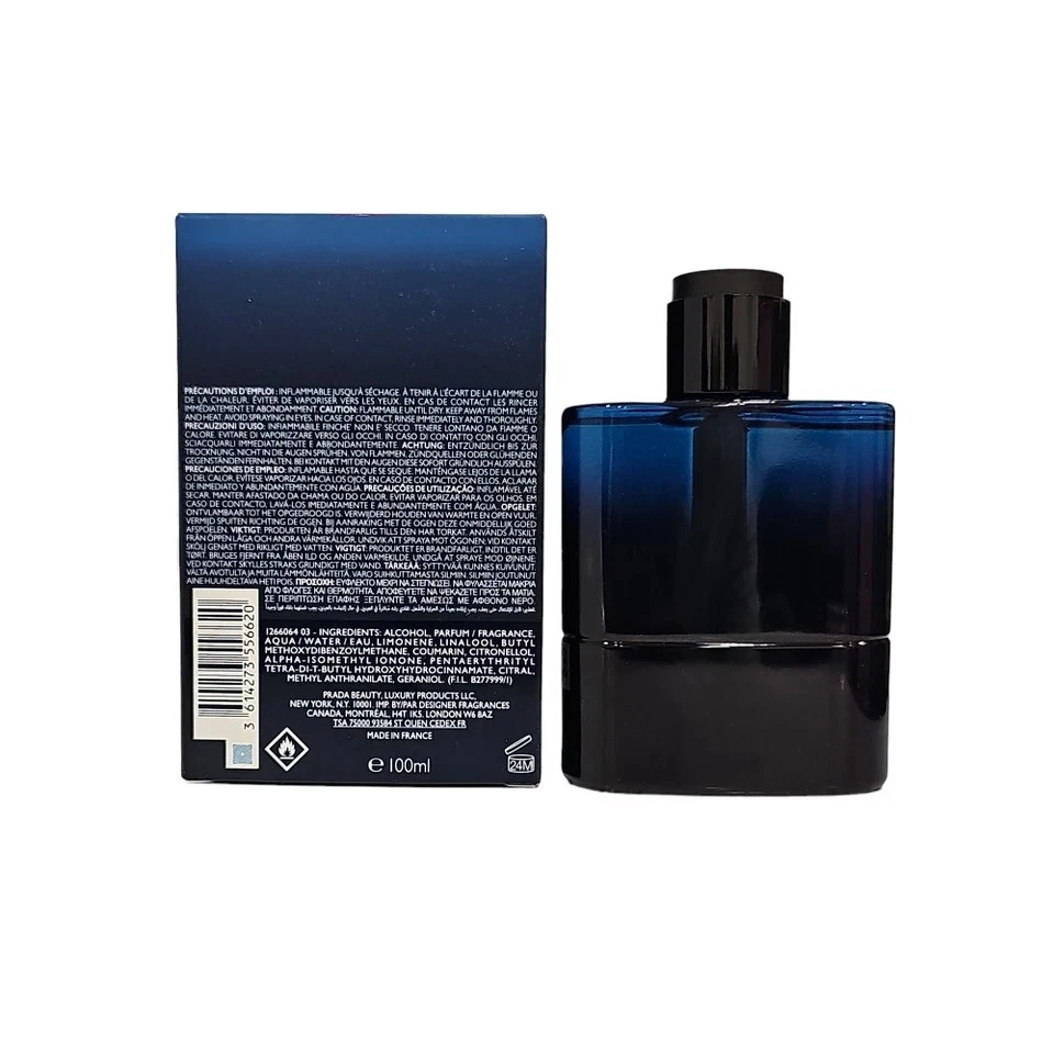 Prada Luna Rossa Ocean Eau de Toilette 100 ml 126606 03 Fragancia Azul/Rojo Foto 3 de 4