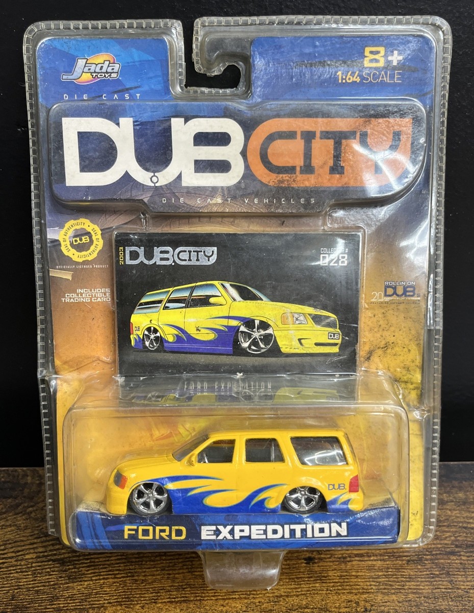 2003 Ford Expedition Yellow Custom Paint Dub City 1:64 Die-Cast
