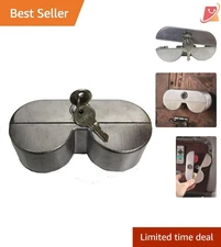 Semi-Truck Air Brake Lock Zinc Silver Durable Key Lock Universal Fit